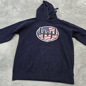 COTTON HERITAGE PERSONALIZED HOODIE MEN'S SIZE MEDIUM PULLOVER "GIVE EM HELL"